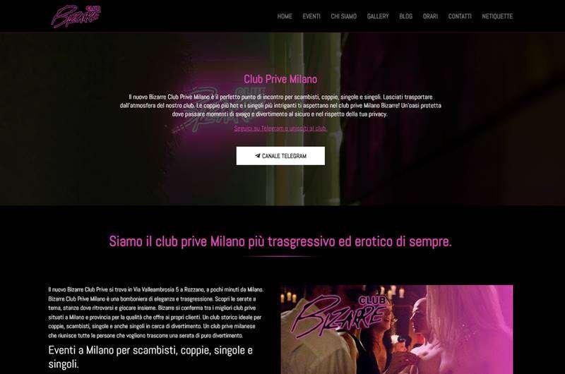 Bizarre Club Prive Milano