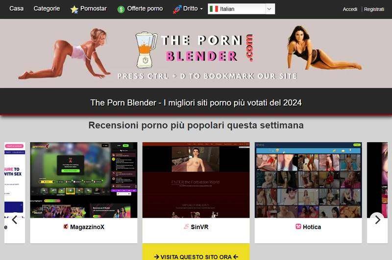 The Porn Blender siti porno blog