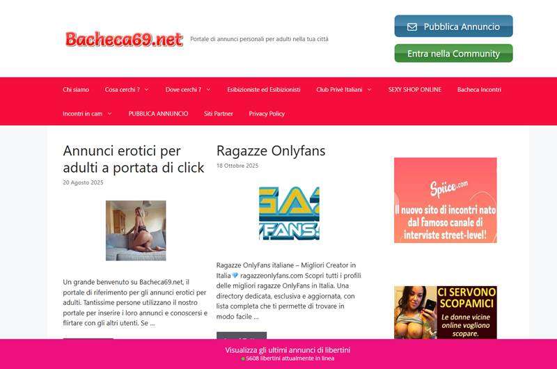 bacheca69 siti porno incontri