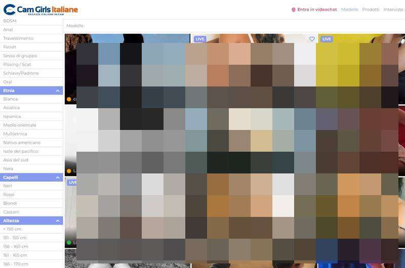 Cam Girls Italiane