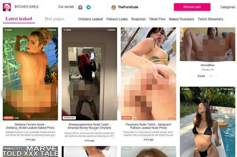 Copertina della recensione di Bitches Girl, sito riservato ai maggiorenni