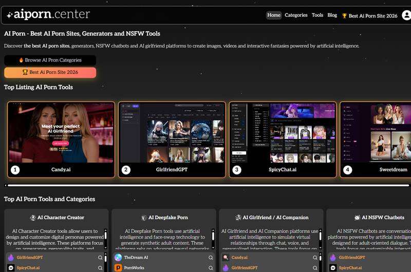 Copertina della recensione di Aiporn.center, sito riservato ai maggiorenni