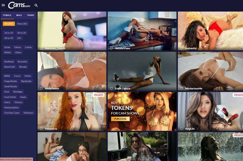 Copertina della recensione di Cams, sito riservato ai maggiorenni
