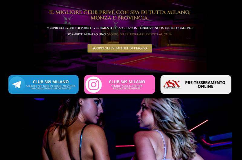 Copertina della recensione di Club 369, sito riservato ai maggiorenni