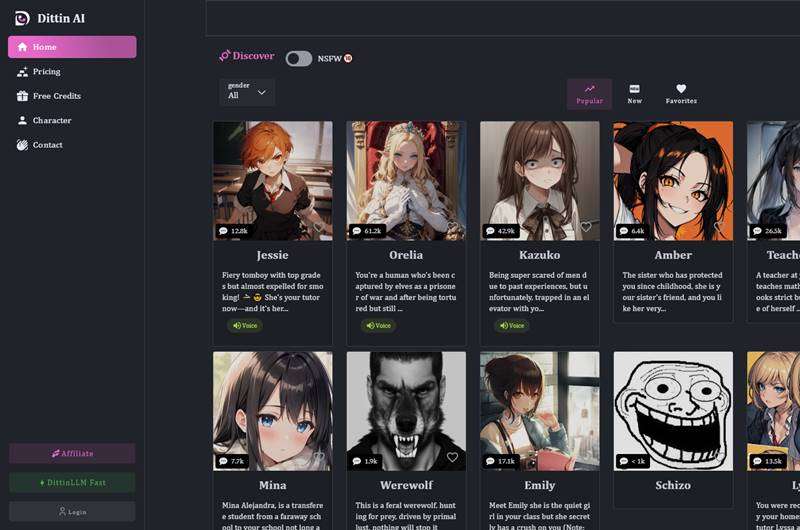 Copertina della recensione di Dittin Ai, sito riservato ai maggiorenni