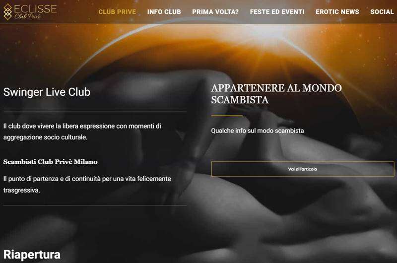 Copertina della recensione di Eclisse Club Privé, sito riservato ai maggiorenni