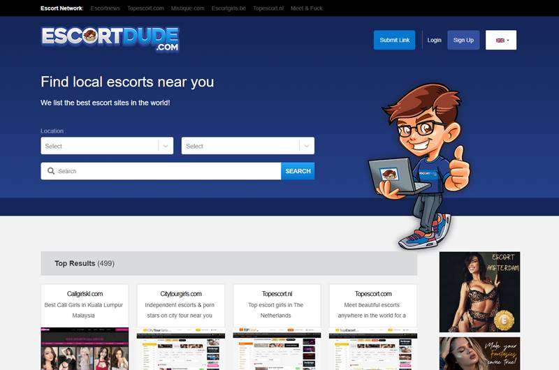 Copertina della recensione di Escortdude, sito riservato ai maggiorenni