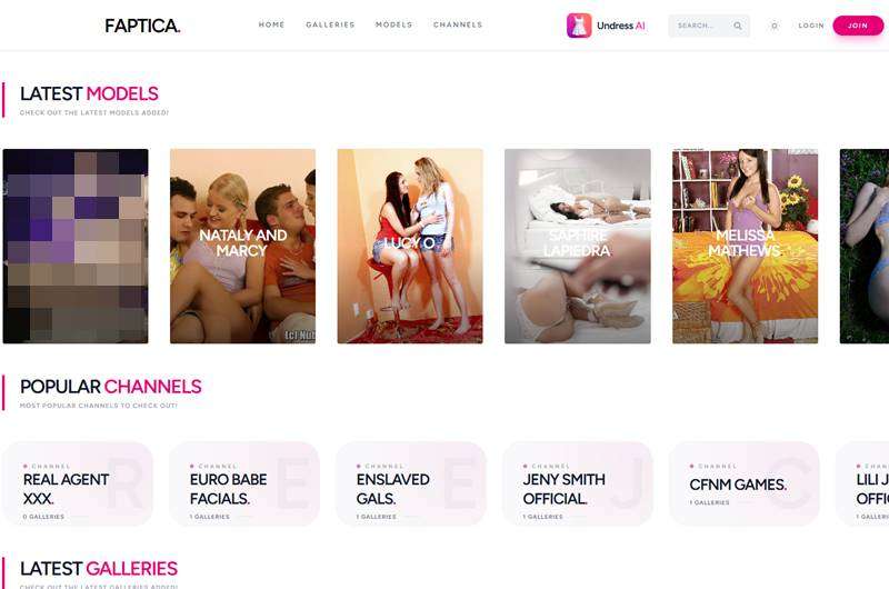 Copertina della recensione di Faptica, sito riservato ai maggiorenni