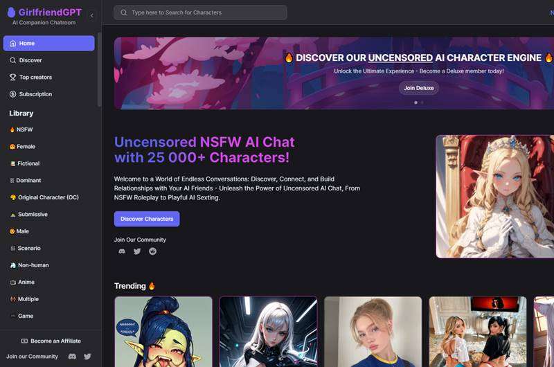Copertina della recensione di GirlfriendGPT, sito riservato ai maggiorenni