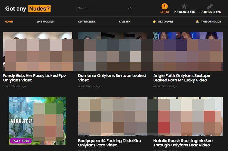 Copertina della recensione di Got Any Nudes, sito riservato ai maggiorenni