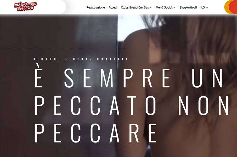 Copertina della recensione di Il lato oscuro del sesso, sito riservato ai maggiorenni