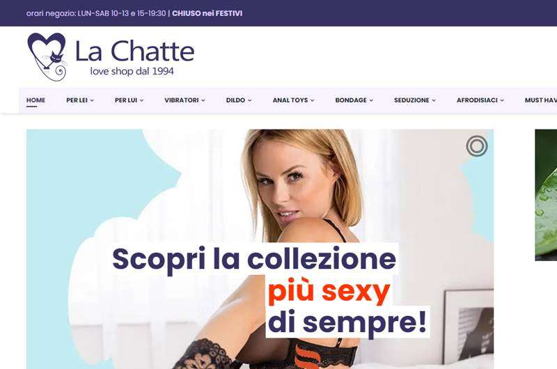Copertina della recensione di La Chatte, sito riservato ai maggiorenni