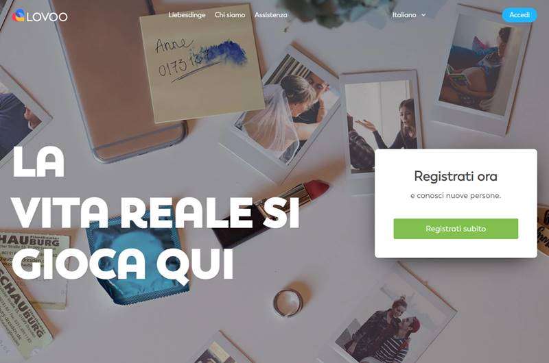Copertina della recensione di Lovoo, sito riservato ai maggiorenni