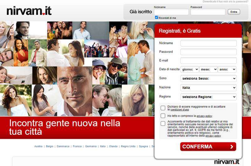 Copertina della recensione di Nirvam, sito riservato ai maggiorenni