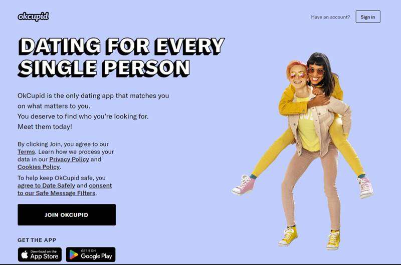 Copertina della recensione di Okcupid, sito riservato ai maggiorenni