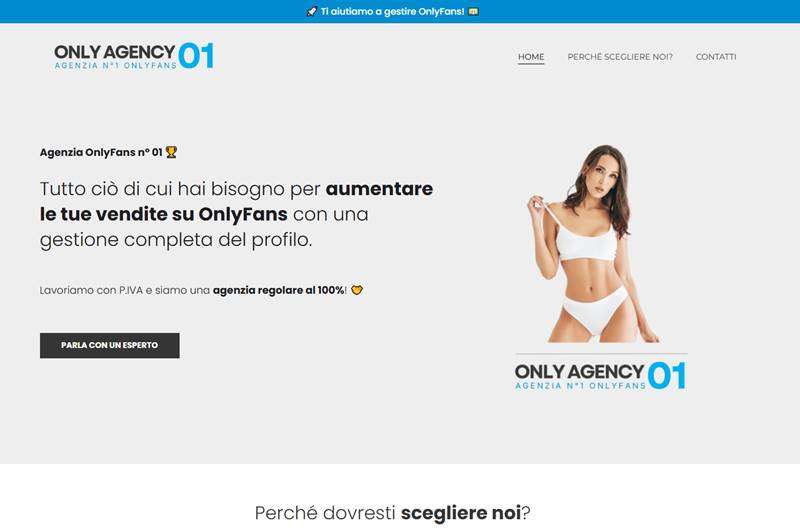 Copertina della recensione di Only Agency 01, sito riservato ai maggiorenni