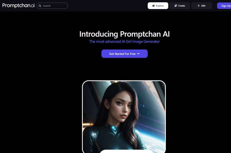 Copertina della recensione di PromptChan, sito riservato ai maggiorenni