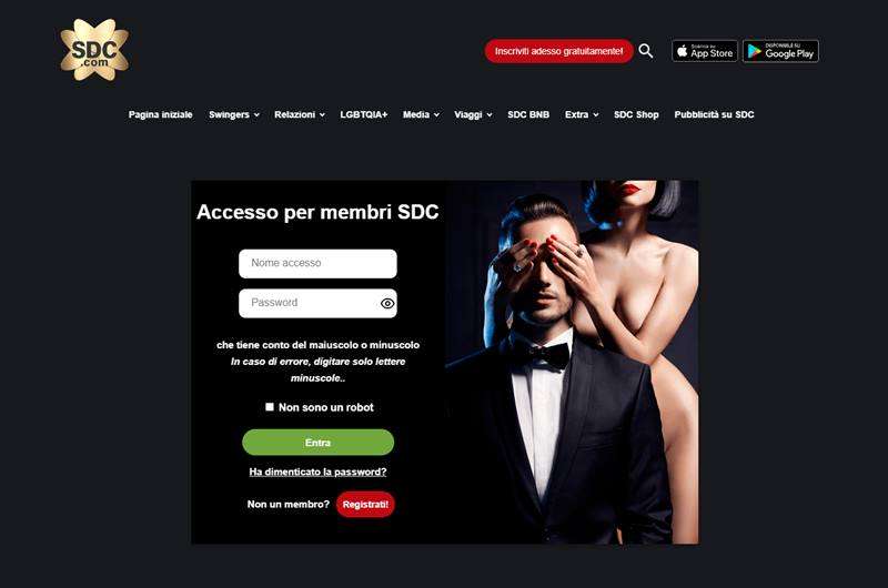 Copertina della recensione di SwingersDateClub, sito riservato ai maggiorenni