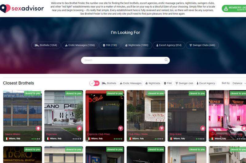 Copertina della recensione di Sex Advisor, sito riservato ai maggiorenni