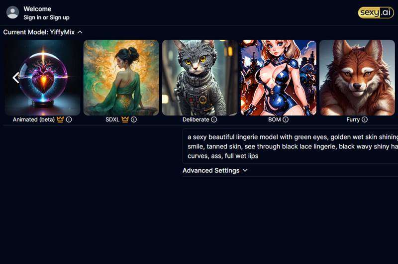 Copertina della recensione di Sexy.ai, sito riservato ai maggiorenni