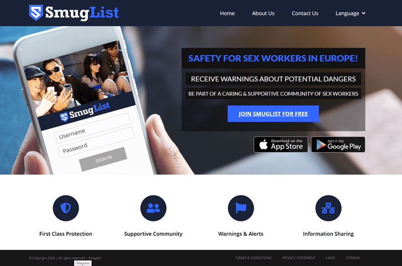 Copertina della recensione di Smuglist, sito riservato ai maggiorenni