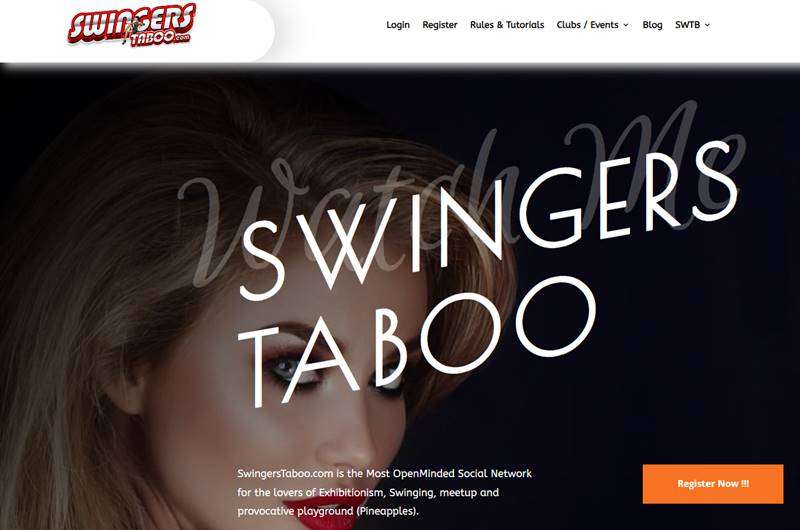Copertina della recensione di Swingers Taboo, sito riservato ai maggiorenni