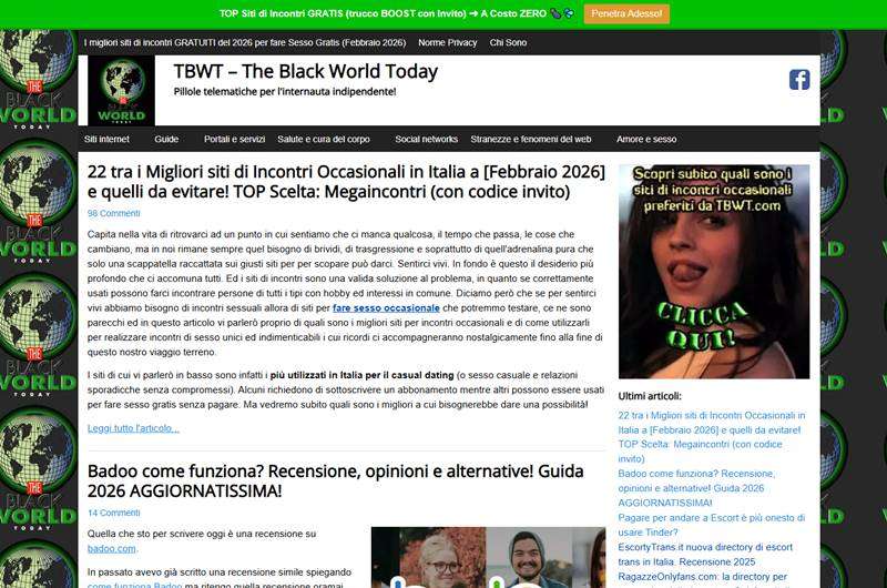 Copertina della recensione di TBWT.com, sito riservato ai maggiorenni