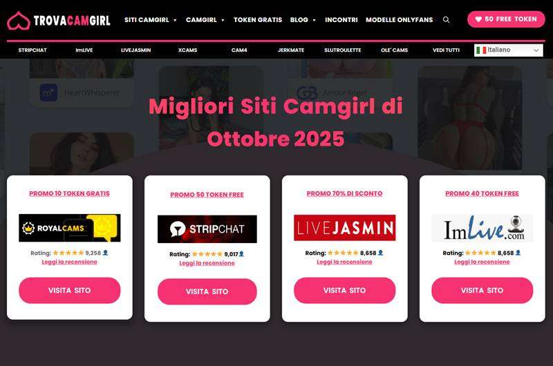 Copertina della recensione di Trova Cam Girl, sito riservato ai maggiorenni